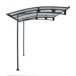 Palram - Canopia Canopy Vega 2000 Grey Clear -Garden Tool Store 12806781 1274833199560600
