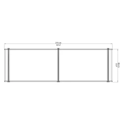 Palram - Canopia Canopy Neo 2700 Grey Twinwall -Garden Tool Store 12807332 8704832955207471