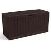 Keter Marvel Plus Outdoor Garden Storage Box 270L - Brown