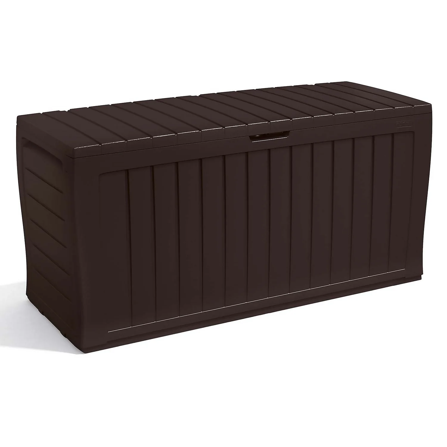 Keter Marvel Plus Outdoor Garden Storage Box 270L - Brown 1 Keter Marvel Plus Outdoor Garden Storage Box 270L - Brown