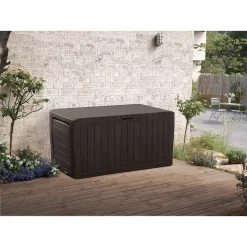 Keter Marvel Plus Outdoor Garden Storage Box 270L - Brown 12 Keter Marvel Plus Outdoor Garden Storage Box 270L - Brown -Garden Tool Store 12808515 1794900060806534