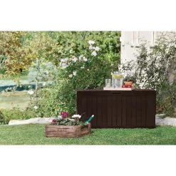 Keter Marvel Plus Outdoor Garden Storage Box 270L - Brown 13 Keter Marvel Plus Outdoor Garden Storage Box 270L - Brown -Garden Tool Store 12808515 7684900072042860