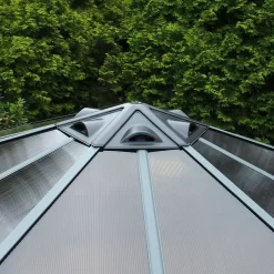 Palram - Canopia Monaco Hexagonal Garden Gazebo Grey 16 Palram - Canopia Monaco Hexagonal Garden Gazebo Grey -Garden Tool Store 12810973 1374924173003792