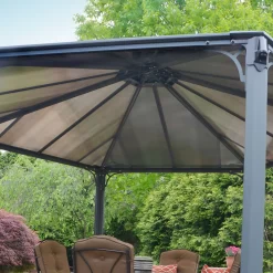 Palram - Canopia Monaco Hexagonal Garden Gazebo Grey 14 Palram - Canopia Monaco Hexagonal Garden Gazebo Grey -Garden Tool Store 12810973 6544924172961429