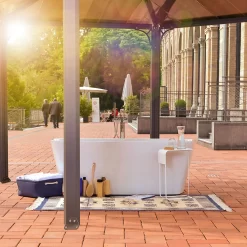 Palram - Canopia Monaco Hexagonal Garden Gazebo Grey 13 Palram - Canopia Monaco Hexagonal Garden Gazebo Grey -Garden Tool Store 12810973 6594924172899470