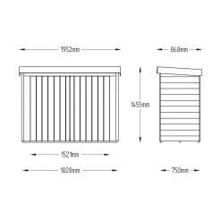 Forest (Installation Included) Wooden Pentagonal Large Outdoor Store 9 Forest (Installation Included) Wooden Pentagonal Large Outdoor Store -Garden Tool Store 12812480 1854833195130626