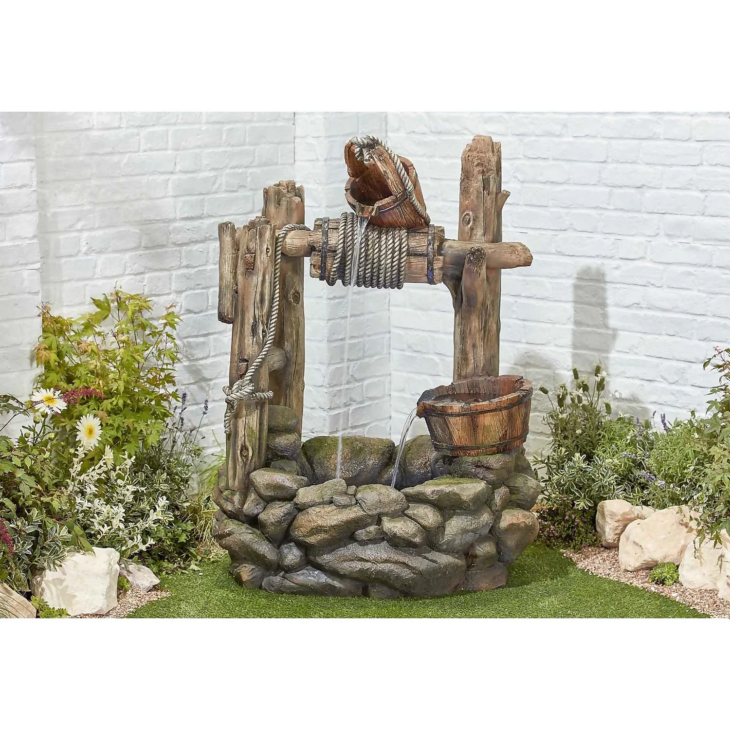 Stylish Fountains Country Well Including LED Lights 2 Stylish Fountains Country Well Including LED Lights - Image 2