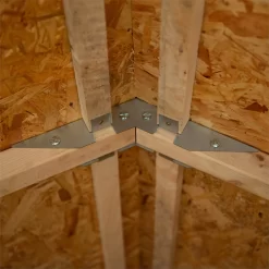 Forest 10 X 6ft Overlap Pressure Treated Apex Shed - Double Door -incl. Installation -Garden Tool Store 12814917 1694832992951446