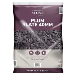 Stylish Stone Plum Slate 40mm - Large Pack - 19kg 5 Stylish Stone Plum Slate 40mm - Large Pack - 19kg -Garden Tool Store 12815204 5194902949043271