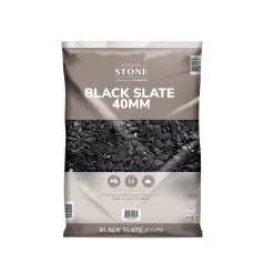 Stylish Stone Black Slate - Large Pack - 19kg 5 Stylish Stone Black Slate - Large Pack - 19kg -Garden Tool Store 12815213 1045014583377587