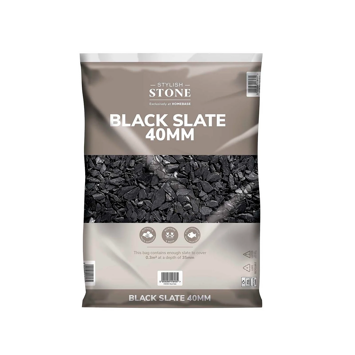 Stylish Stone Black Slate - Large Pack - 19kg 3 Stylish Stone Black Slate - Large Pack - 19kg - Image 3