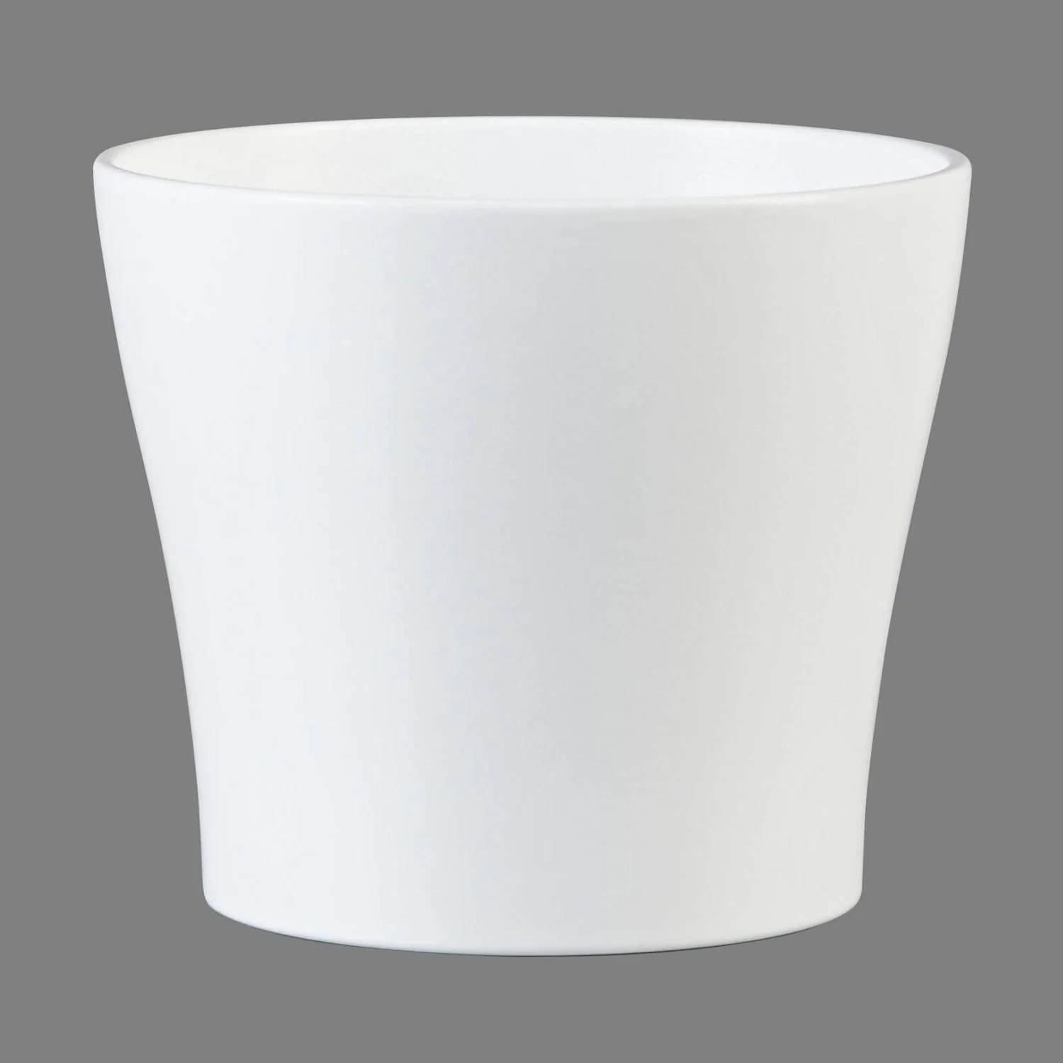 White Plant Pot - 24cm 1 White Plant Pot - 24cm