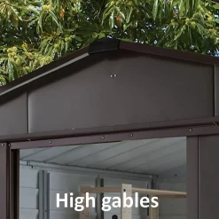 Yardmaster 10x12ft Woodgrain Shed & Floor Frame -Garden Tool Store 12817738 2015040005906136