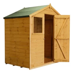 Mercia 4 X 6ft Shiplap Apex Wooden Shed -Garden Tool Store 12819925 1794989436902987