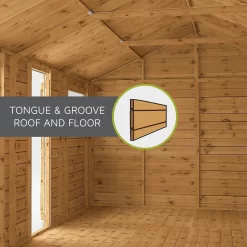 Mercia 4 X 6ft Shiplap Apex Wooden Shed -Garden Tool Store 12819925 1794989437117355