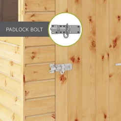 Mercia 4 X 6ft Shiplap Apex Wooden Shed -Garden Tool Store 12819925 7644989437159787