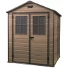 Keter Scala 6 X 8ft Outdoor Garden Apex Storage Shed - Brown