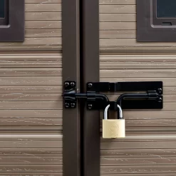 Keter Scala 6 X 8ft Outdoor Garden Apex Storage Shed - Brown -Garden Tool Store 12820748 7024909430978295