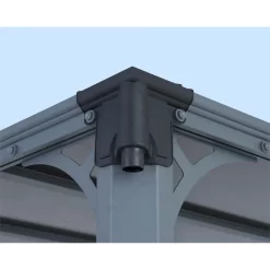 Palram - Canopia Milano 4300 Garden Gazebo Grey Bronze 10 Palram - Canopia Milano 4300 Garden Gazebo Grey Bronze -Garden Tool Store 12821928 1724833173369571