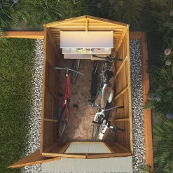 Mercia 6 X 4ft Overlap Apex Windowless Shed -Garden Tool Store 12822306 4235033314241826