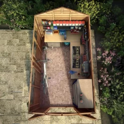 Mercia 10 X 6ft Overlap Apex Shed - Incl. Installation 12 Mercia 10 X 6ft Overlap Apex Shed - Incl. Installation -Garden Tool Store 12822308 1415051417023590