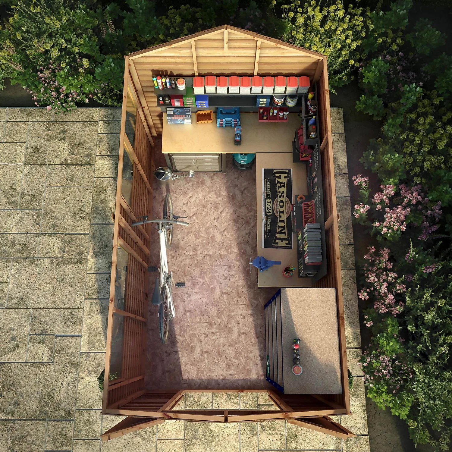 Mercia 10 X 6ft Overlap Apex Shed - Incl. Installation 3 Mercia 10 X 6ft Overlap Apex Shed - Incl. Installation - Image 3