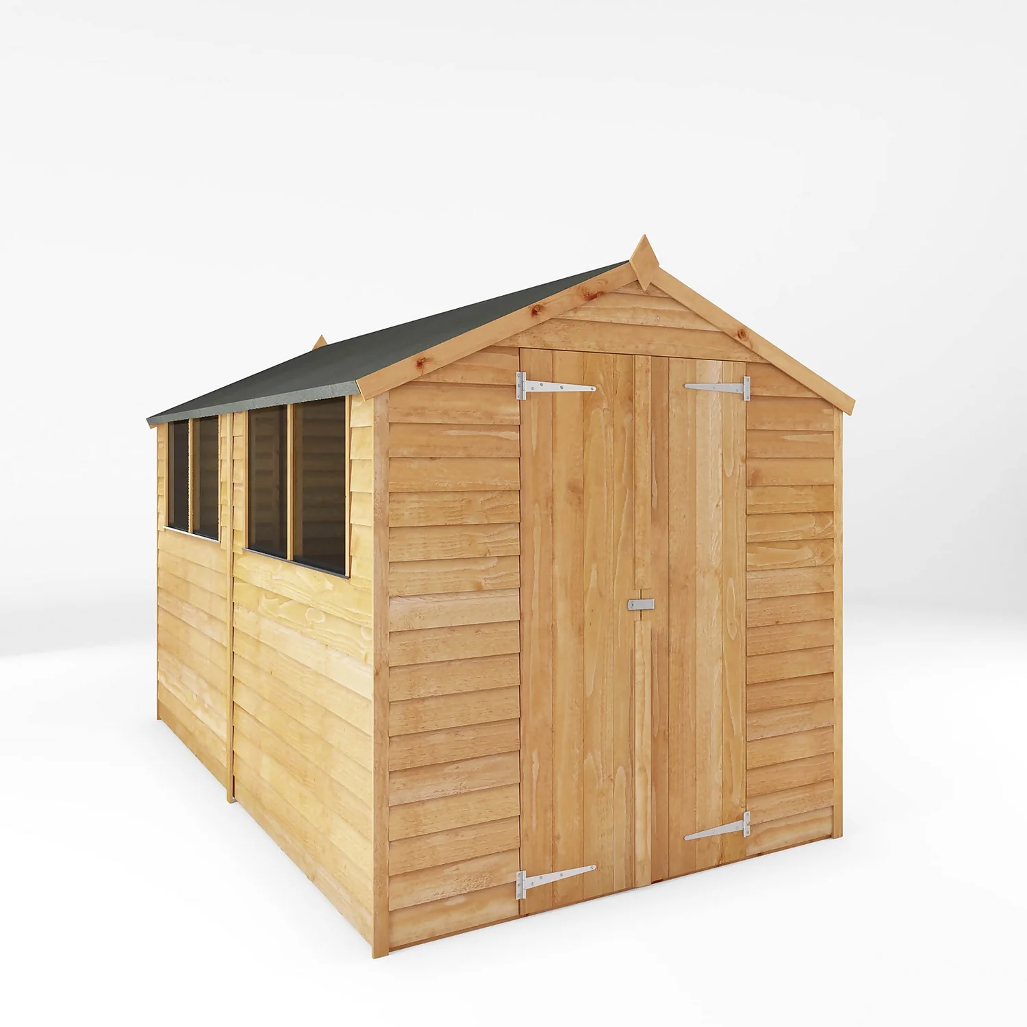Mercia 10 X 6ft Overlap Apex Shed - Incl. Installation 1 Mercia 10 X 6ft Overlap Apex Shed - Incl. Installation