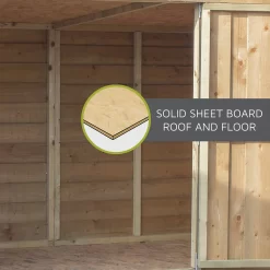 Mercia 7 X 3ft Overlap Apex Bike Shed - Installation Included -Garden Tool Store 12822773 5294989186501255