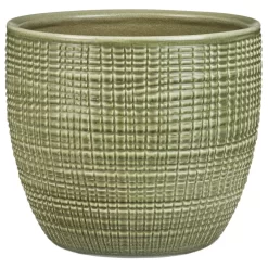Mint Green Plant Pot - 12cm