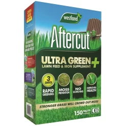 Aftercut Ultra Green + Lawn Feed & Iron Supplement - 150m²