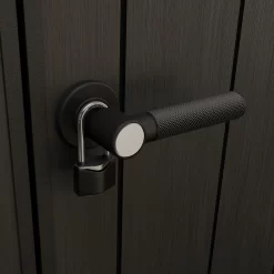 Keter Artisan 7 X 7ft Outdoor Garden Storage Pent Shed - Grey -Garden Tool Store 12823640 6475036176697175