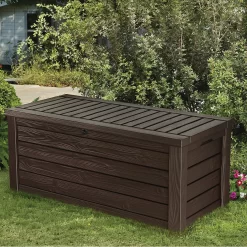Keter Westwood Outdoor Garden Storage Box 570L - Brown 10 Keter Westwood Outdoor Garden Storage Box 570L - Brown -Garden Tool Store 12828828 6994858568444073