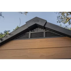 Keter Newton 7.5 X 9ft Outdoor Plastic Garden Storage Shed - Brown -Garden Tool Store 12833042 1124843484626290