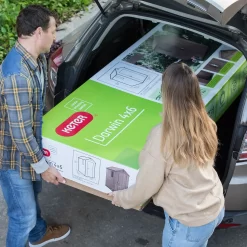 Keter Darwin 6 X 4ft Outdoor Garden Apex Storage Shed - Brown -Garden Tool Store 12833043 1185036178001176