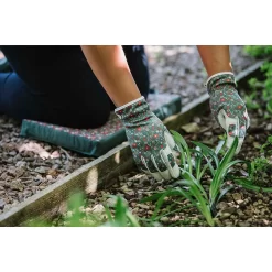 Westland Premium Leather Gloves Flower - Medium -Garden Tool Store 12835713 5695012509194000