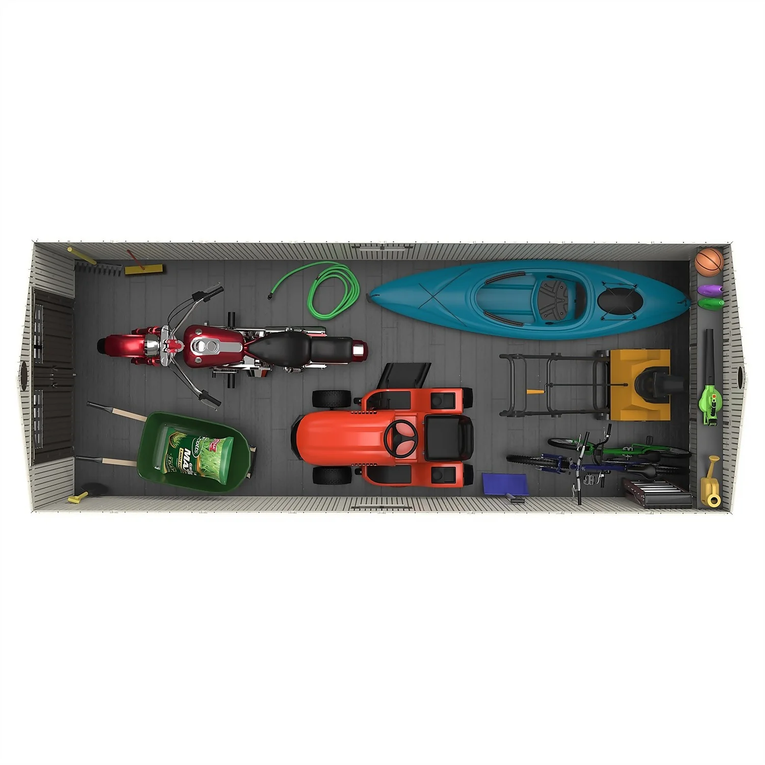 Lifetime 8 X 20 Ft Outdoor Storage Shed 6 Lifetime 8 X 20 Ft Outdoor Storage Shed - Image 6