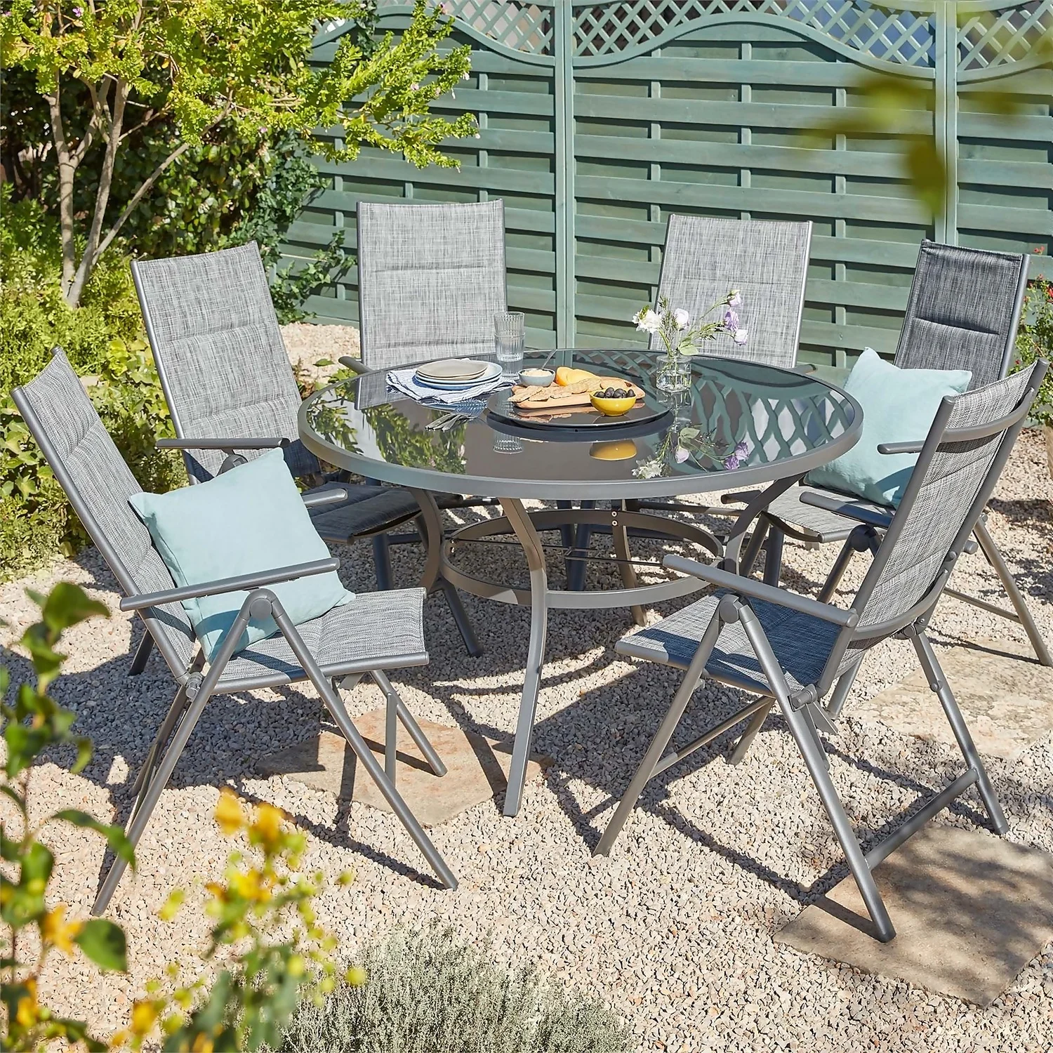 Misali 6 Seater Garden Dining Set 1 Misali 6 Seater Garden Dining Set