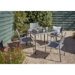 Bambrick 4 Seater Garden Dining Set -Garden Tool Store 12881495 1734948030558773