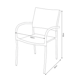 Bambrick 4 Seater Garden Dining Set -Garden Tool Store 12881495 5284948030818426