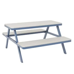 Picnic Bench - Navy & Grey