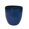 Chiswick Egg Imperial Terracotta Pot In Blue - 44cm