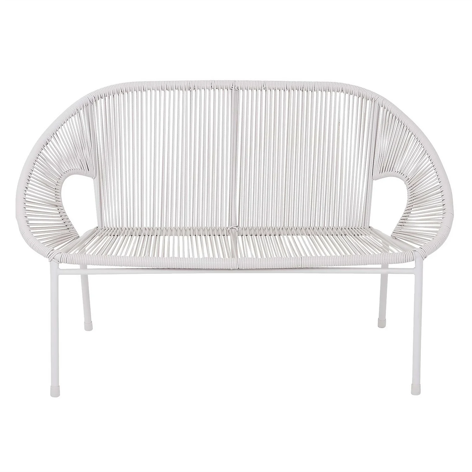 Homebase Acapulco 2 Seater Garden Bench - Grey 3 Homebase Acapulco 2 Seater Garden Bench - Grey - Image 3