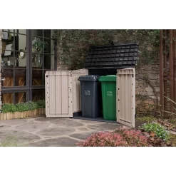 Keter Store It Out Midi Outdoor Garden Storage Shed 880L - Beige/Brown -Garden Tool Store 12885761 1654898752549113