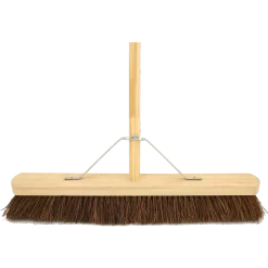 Charles Bentley Stiff Bassine Wooden Broom - 600mm