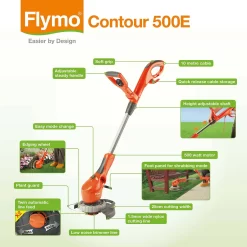 Flymo Contour Electric Grass Trimmer - 25cm -Garden Tool Store 12885912 1174856528981016
