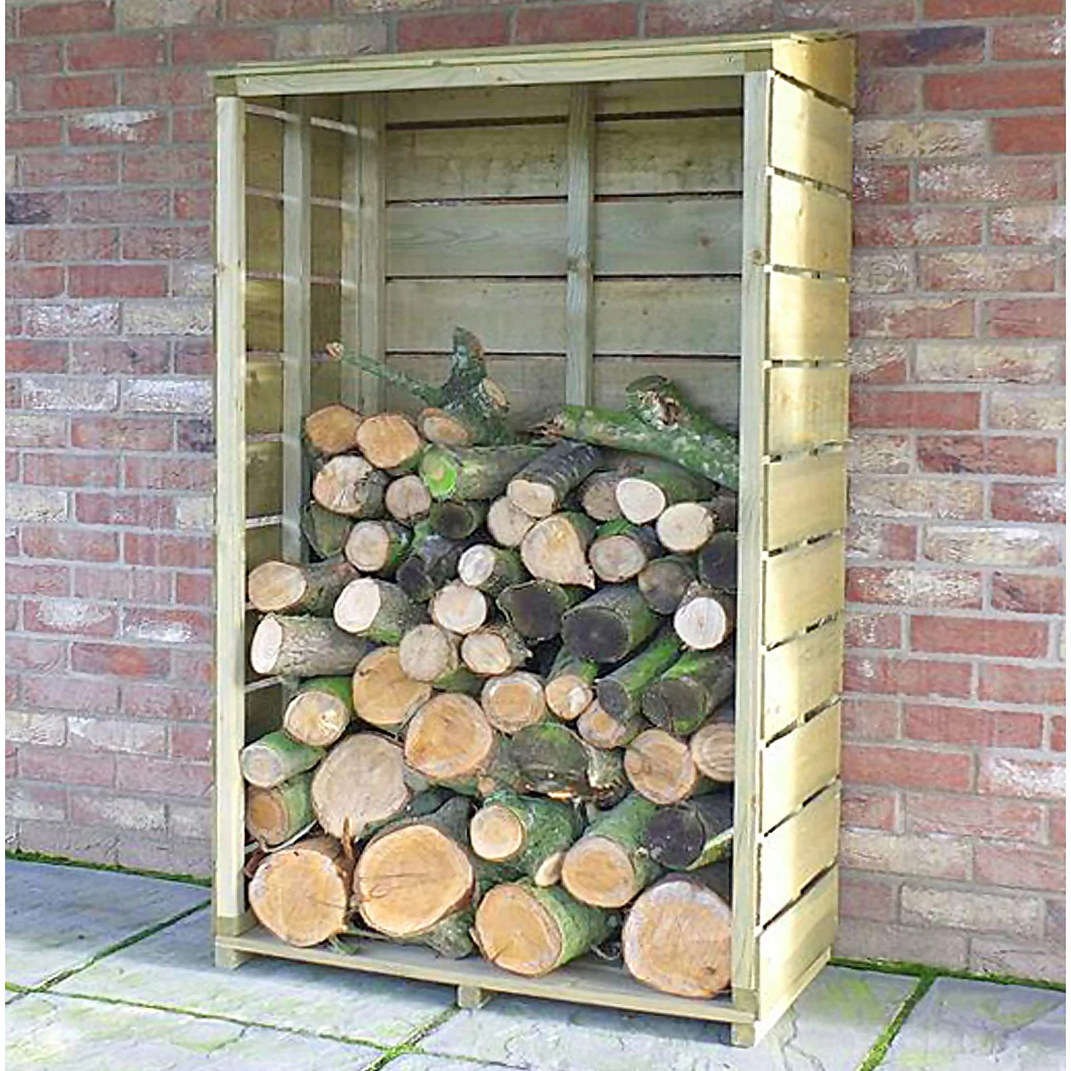 Shire Tall Wall Log Store - 3x1.5ft 2 Shire Tall Wall Log Store - 3x1.5ft - Image 2