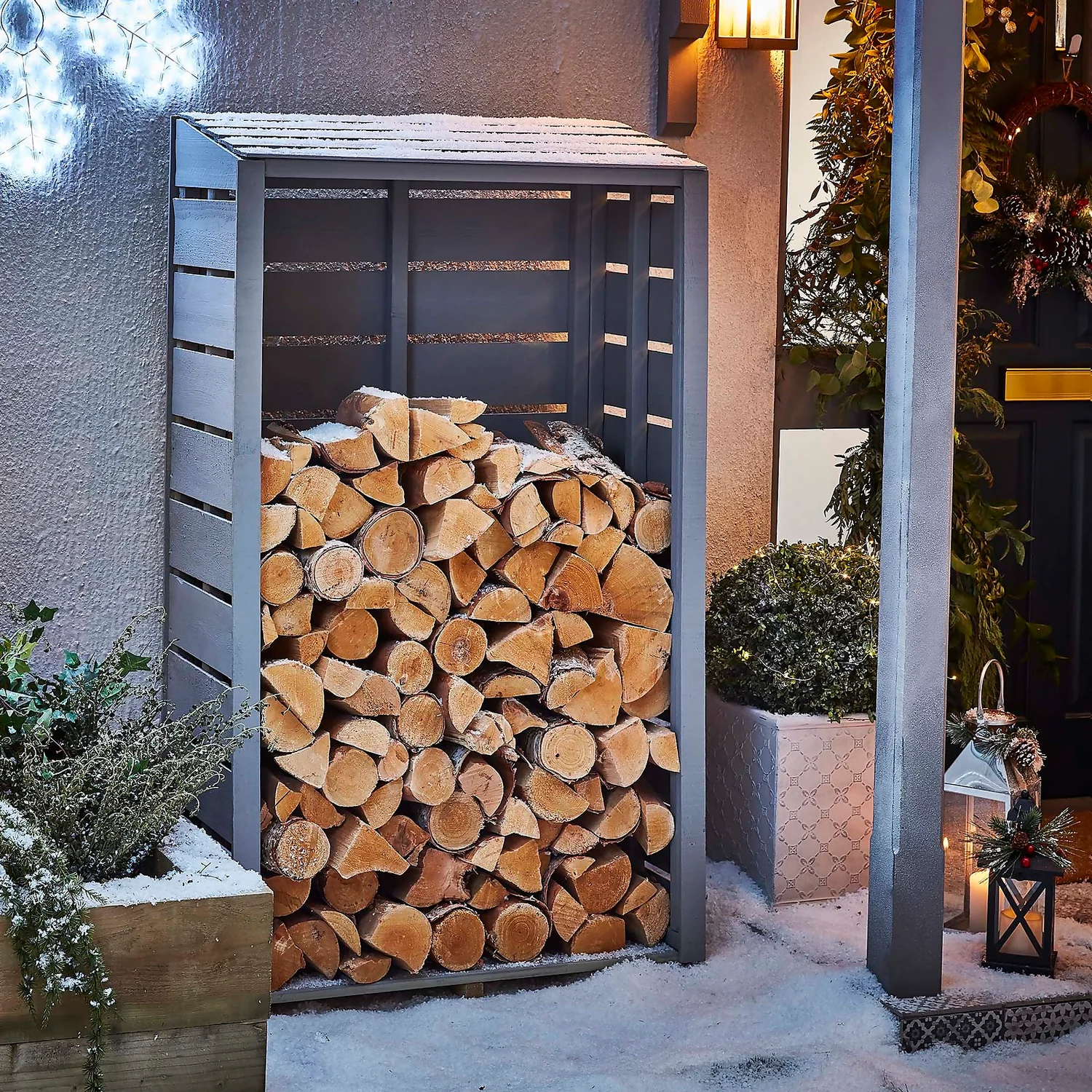 Shire Tall Wall Log Store - 3x1.5ft 8 Shire Tall Wall Log Store - 3x1.5ft - Image 8