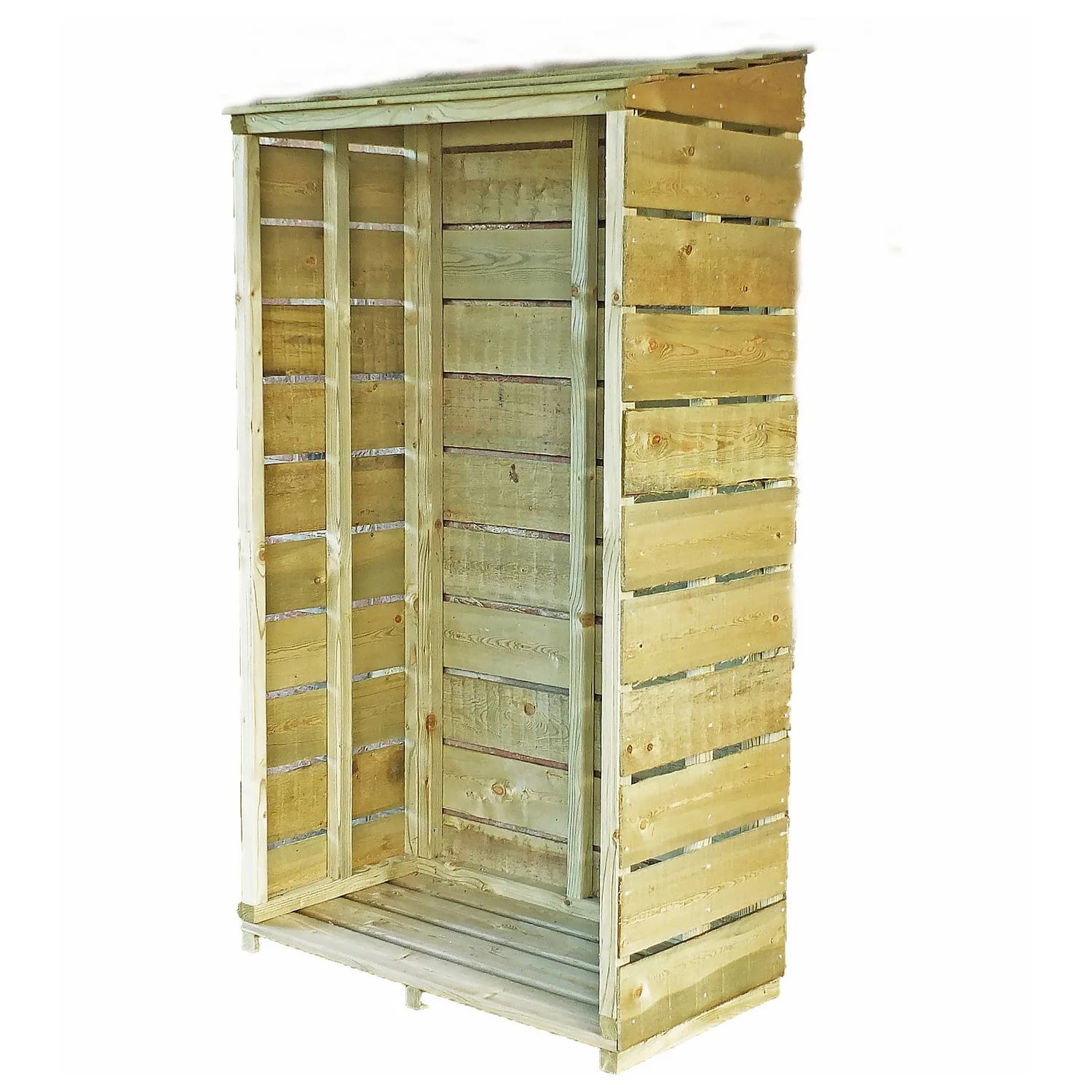 Shire Tall Wall Log Store - 3x1.5ft 1 Shire Tall Wall Log Store - 3x1.5ft