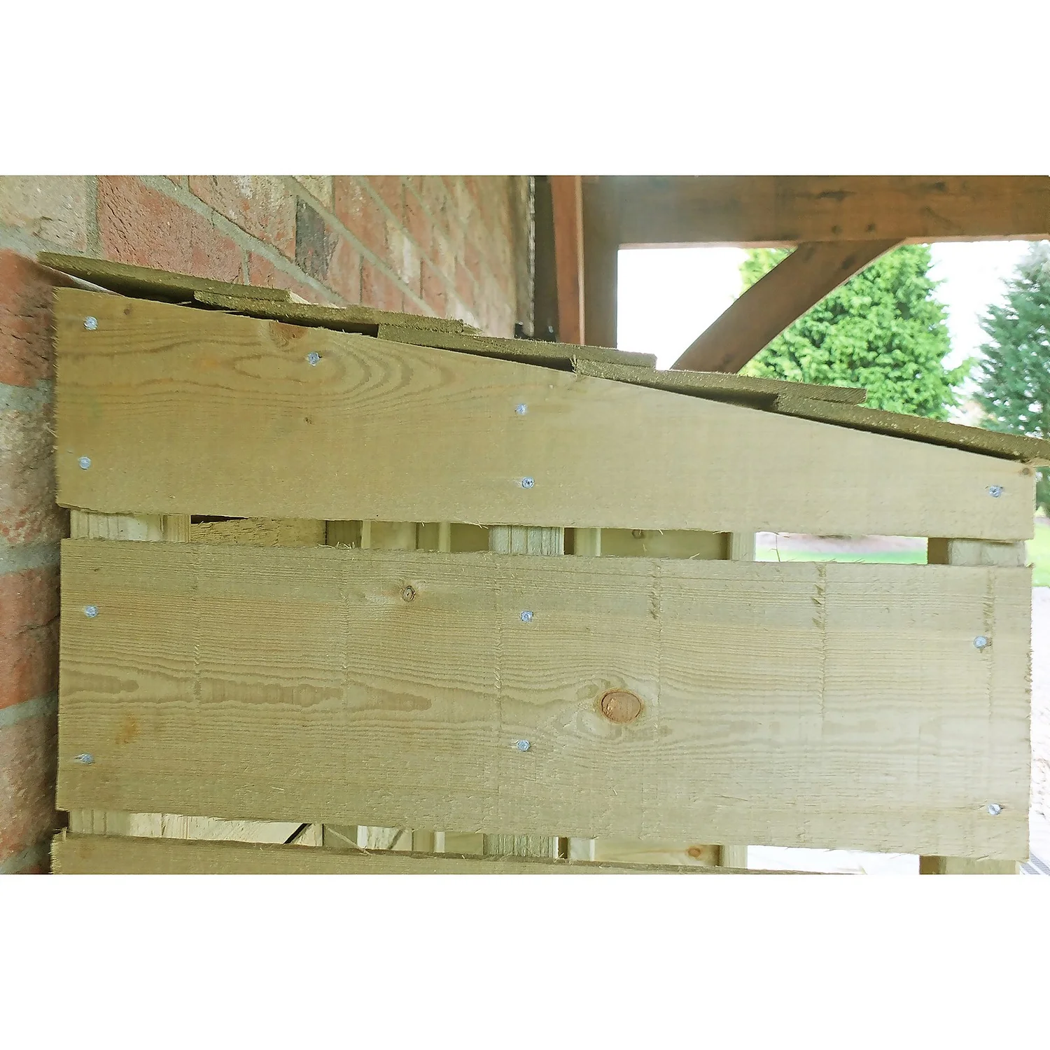 Shire Tall Wall Log Store - 3x1.5ft 6 Shire Tall Wall Log Store - 3x1.5ft - Image 6