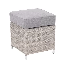 Florence Grey Rattan Effect Garden Corner Sofa Set -Garden Tool Store 12887809 1854843689755124